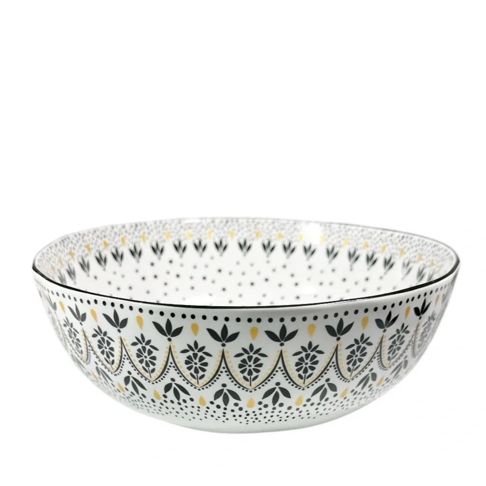 NEW Portmeirion ARTISANNE NOIR NOODLE SERVING BOWL